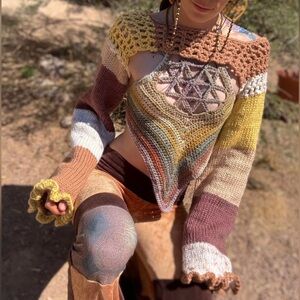 “Ooak” Crochet/Knit Shrug